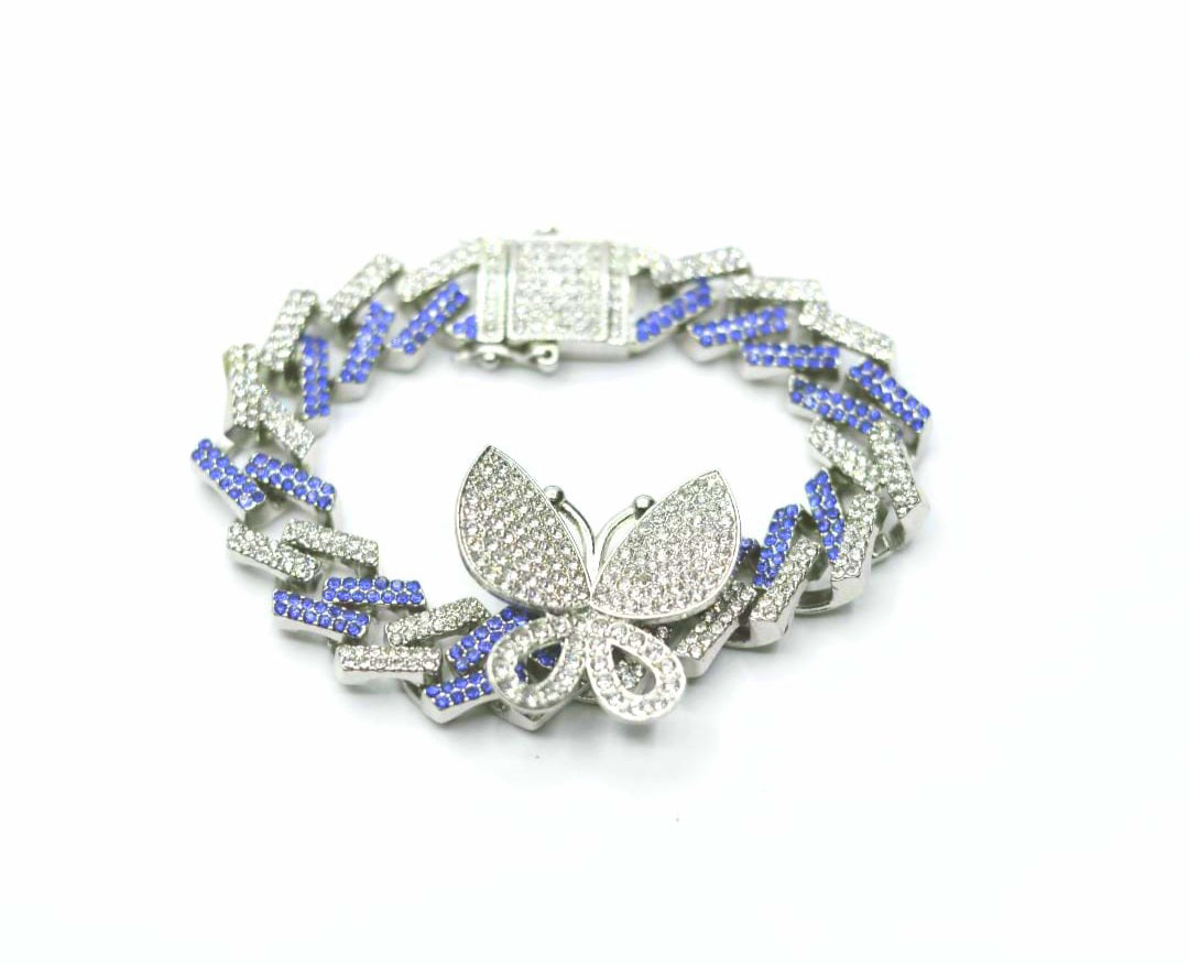 Icy Butterfly Cuban link