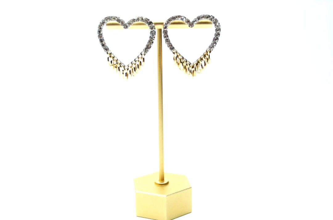 Heart Pierced Stud earrings