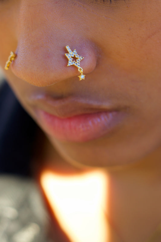 Starry Night Nose Ring
